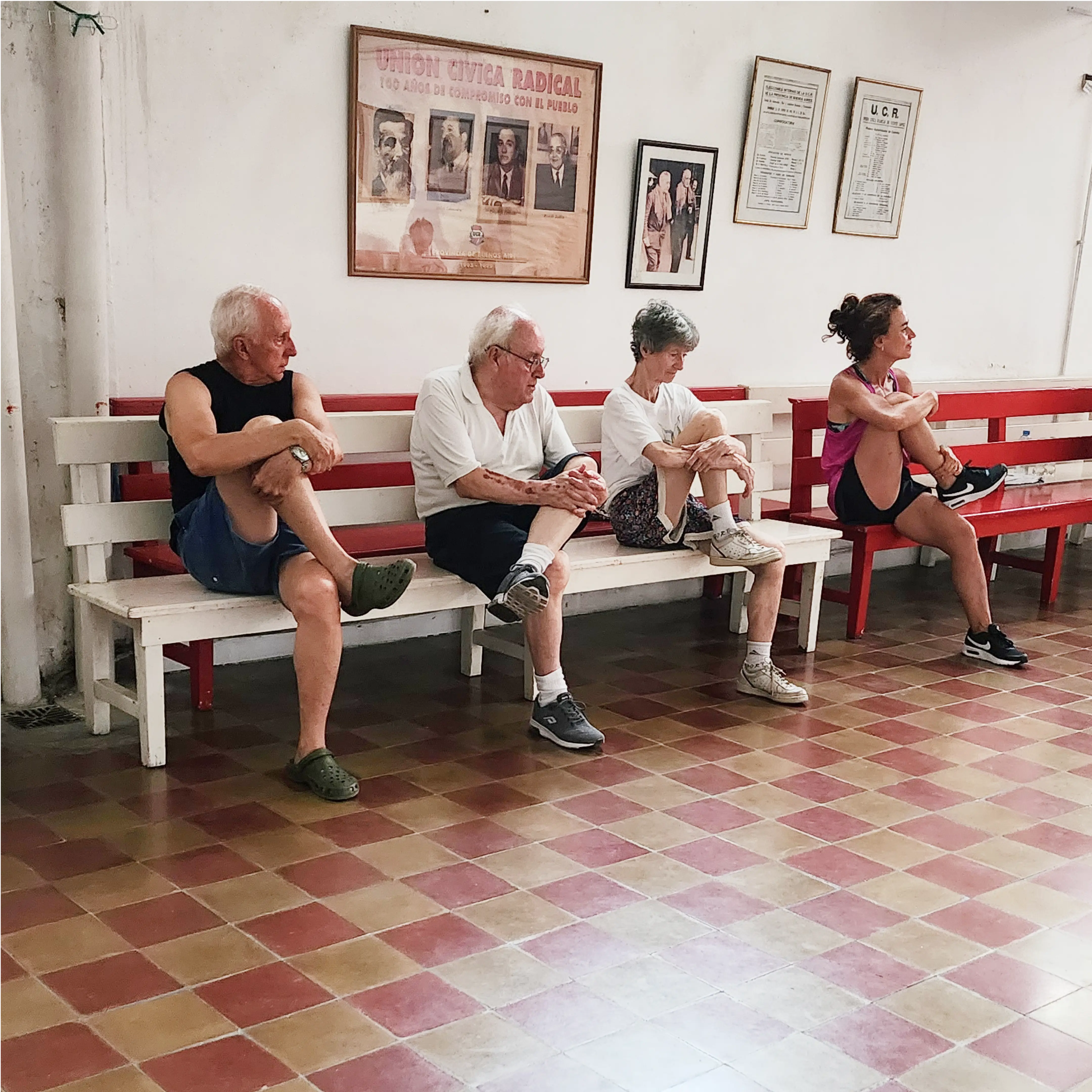 Clase en salón de entrenamiento